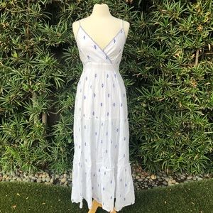 Greek Embroidered Maxi